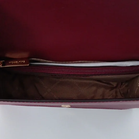 Michael Kors Wine Red Crossbody Bag - Picture 7 of 9